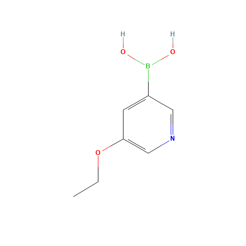 5-Ethoxypyridine-3-boronic acid (CAS: 1224436-34-3) - Chemical Structure and Molecular Formula 