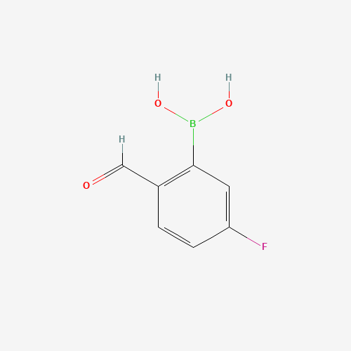5-FLUORO-2-FORMYLPHENYLBORONIC ACID (CAS: 1256355-30-2) - Related Chemical Product