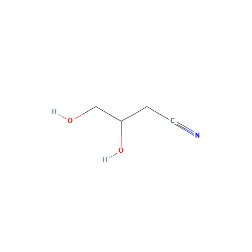 3,4-dihydroxybutanenitrile (CAS: 126577-60-4) - Chemical Structure and Molecular Formula 