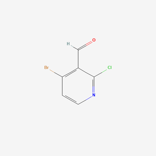 4-Bromo-2-chloropyridine-3-carboxaldehyde (CAS: 128071-84-1) - Chemical Structure and Molecular Formula 