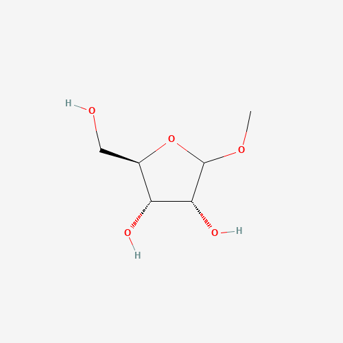 1-O-methyl-D-ribofuranose (CAS: 13039-63-9) - Chemical Structure and Molecular Formula 
