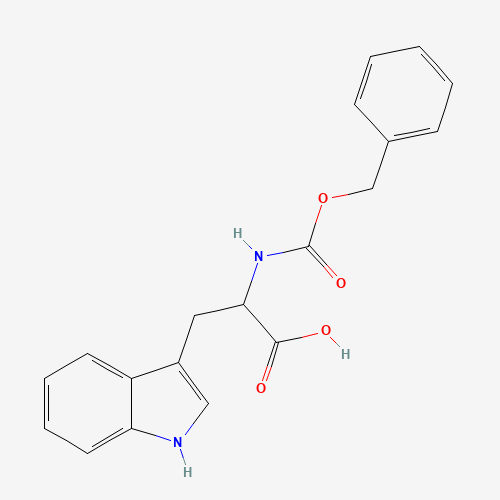 Z-DL-tryptophan (CAS: 13058-16-7) - Chemical Structure and Molecular Formula 