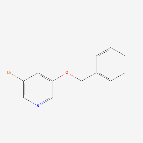 3-(benzyloxy)-5-bromopyridine (CAS: 130722-95-1) - Chemical Structure and Molecular Formula 