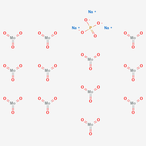 SODIUM PHOSPHOMOLYBDATE (CAS: 1313-30-0) - Chemical Structure and Molecular Formula 