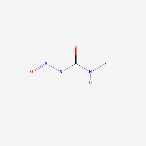 Nitrosodimethylurea (CAS: 13256-32-1) - Chemical Structure and Molecular Formula 