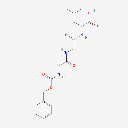 Z-Gly-Gly-Leu (CAS: 13347-77-8) - Chemical Structure and Molecular Formula 