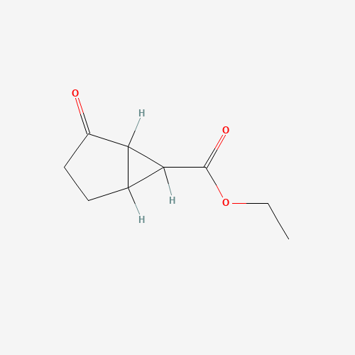 Ethyl 2-oxobicyclo[3.1.0]hexane-6-carboxylate (CAS: 134176-18-4) - Chemical Structure and Molecular Formula 