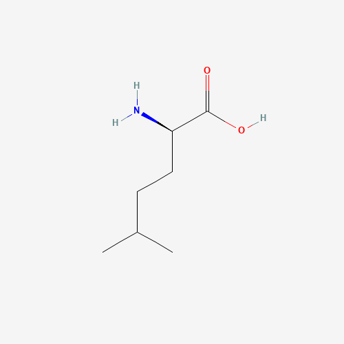 (R)-2-amino-5-methylhexanoic acid (CAS: 138751-02-7) - Chemical Structure and Molecular Formula 