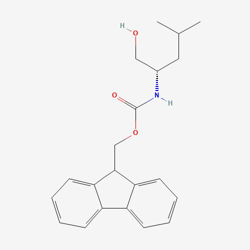 Fmoc-Leucinol chemical structure Fmoc-Leucinol (CAS: 139551-83-0) - Chemical Structure and Molecular Formula
