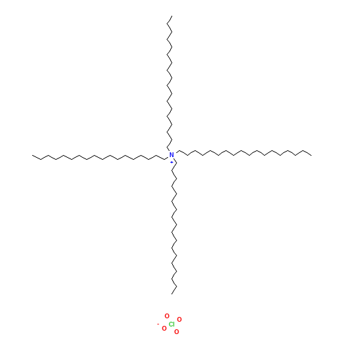 Tetraoctadecylammonium perchlorate (CAS: 139653-59-1) - Chemical Structure and Molecular Formula 