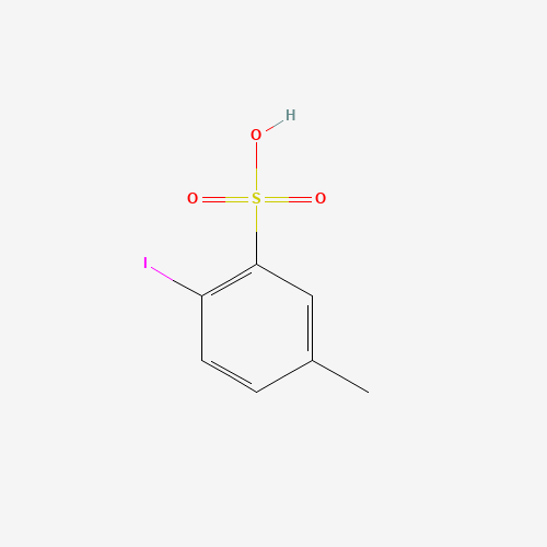 2-Iodo-5-methylbenzenesulfonic acid (CAS: 139778-27-1) - Chemical Structure and Molecular Formula 
