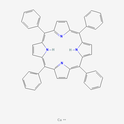 COPPER TPP (CAS: 14172-91-9) - Chemical Structure and Molecular Formula 