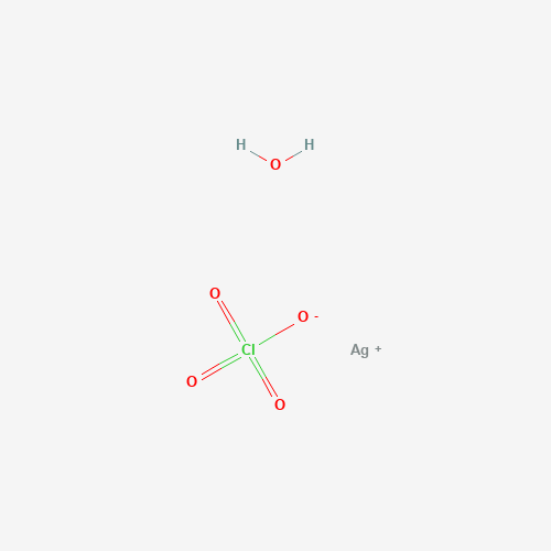 Silver perchlorate hydrate (CAS: 14242-05-8) - Chemical Structure and Molecular Formula 
