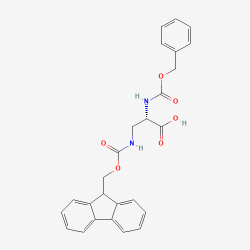 (S)-3-((((9H-Fluoren-9-yl)methoxy)carbonyl)amino)-2-(((benzyloxy)methyl)amino)propanoic acid (CAS: 142855-80-9) - Related Chemical Product