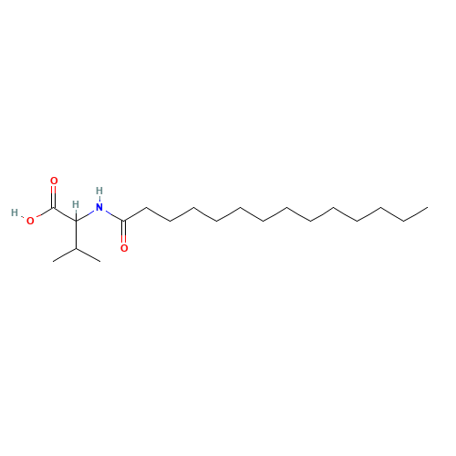 3-methyl-2-(tetradecanoylamino)butanoic acid (CAS: 14379-30-7) - Related Chemical Product