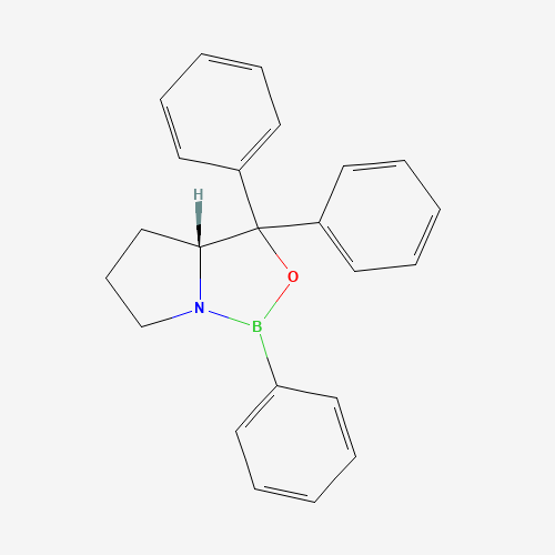 1,3,3-triphenyl-hexahydropyrrolo[1,2-c][1,3,2]oxazaborole (CAS: 145238-45-5) - Chemical Structure and Molecular Formula 