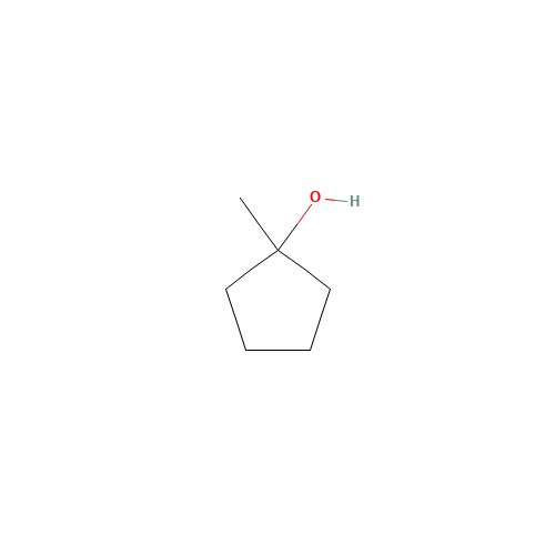 1-Methylcyclopentanol (CAS: 1462-03-9) - Chemical Structure and Molecular Formula 