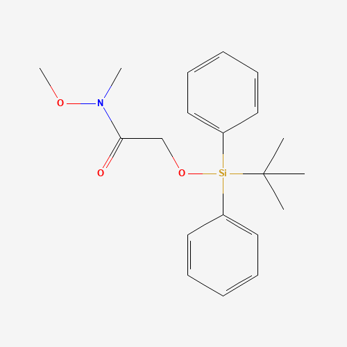 2-((tert-Butyldiphenylsilyl)oxy)-N-methoxy-N-methylacetamide (CAS: 154698-93-8) - Related Chemical Product