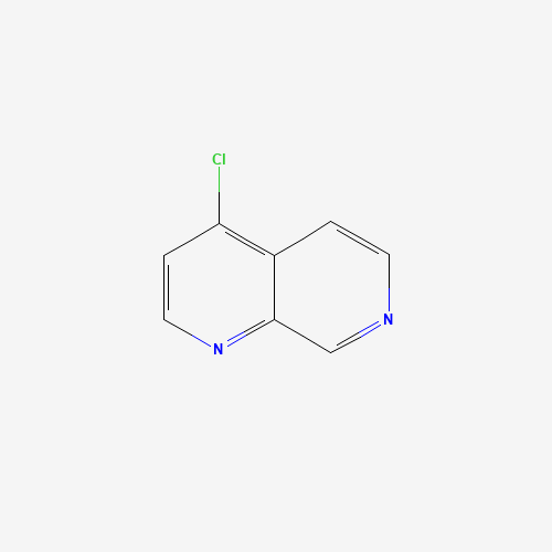 4-Chloro-1,7-naphthyridine (CAS: 16287-97-1) - Chemical Structure and Molecular Formula 