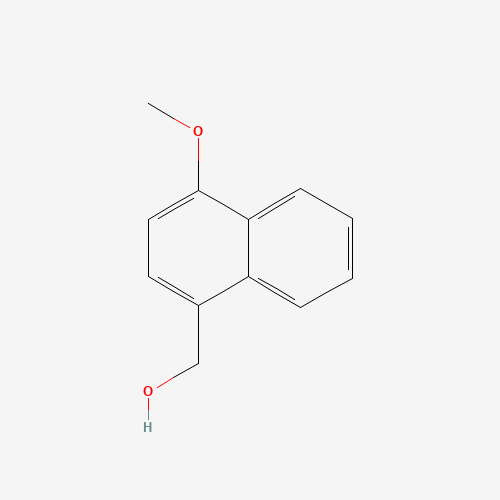 4-Methoxy-1-naphthalenemethanol (CAS: 16820-54-5) - Chemical Structure and Molecular Formula 