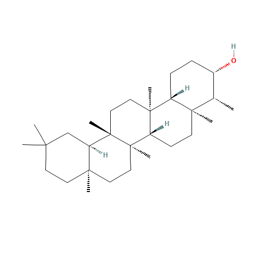 Epi-Friedelanol (CAS: 16844-71-6) - Chemical Structure and Molecular Formula 