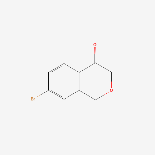 7-BROMOISOCHROMAN-4-ONE (CAS: 168759-64-6) - Chemical Structure and Molecular Formula 