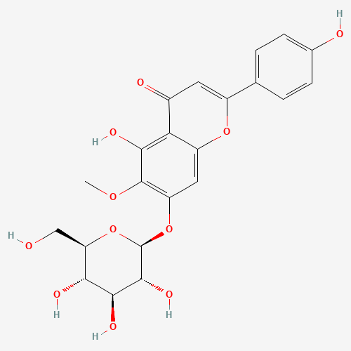 Homoplantaginin (CAS: 17680-84-1) - Chemical Structure and Molecular Formula 