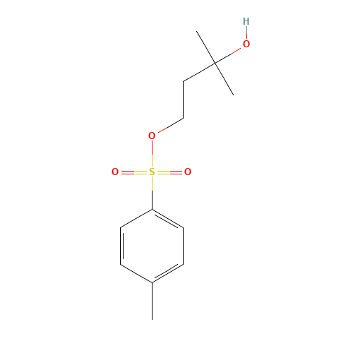 3-hydroxy-3-methylbutyl 4-methylbenzenesulfonate (CAS: 17689-66-6) - Chemical Structure and Molecular Formula 