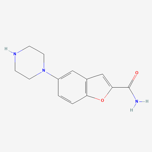 5-(Piperazin-1-yl)benzofuran-2-carboxamide (CAS: 183288-46-2) - Related Chemical Product