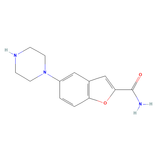 5-(Piperazin-1-yl)benzofuran-2-carboxamide (CAS: 183288-46-2) - Related Chemical Product