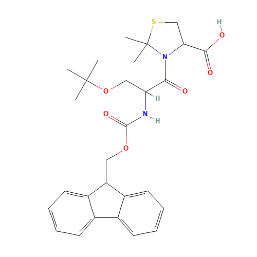 FMoc-Ser(tBu)-Cys(psiMe,Mepro)-OH (CAS: 183958-93-2) - Related Chemical Product