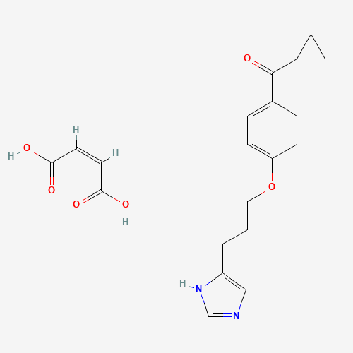 Ciproxifan Maleate (CAS: 184025-19-2) - Chemical Structure and Molecular Formula 
