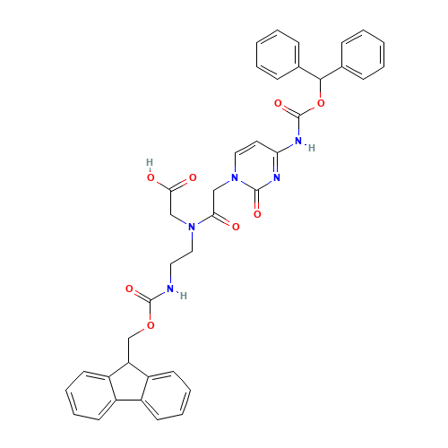 FMoc-PNA-C(Bhoc)-OH (CAS: 186046-81-1) - Related Chemical Product