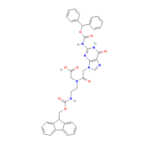 fmoc-pna-g(bhoc)-oh (CAS: 186046-83-3) - Related Chemical Product