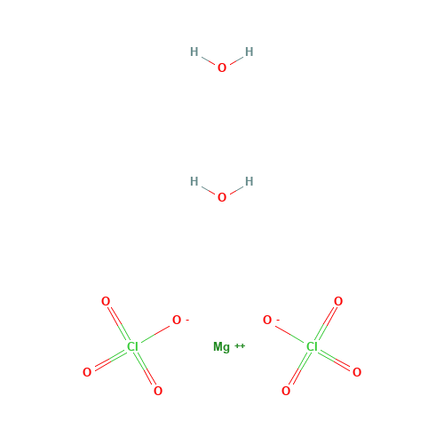 MAGNESIUM PERCHLORATE DIHYDRATE (CAS: 18716-62-6) - Chemical Structure and Molecular Formula 