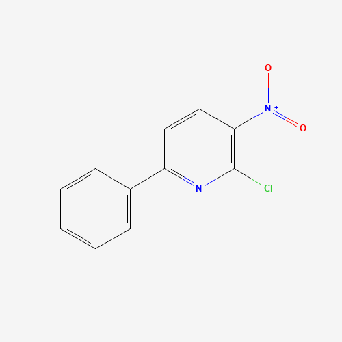 2-chloro-3-nitro-6-phenylpyridine (CAS: 187242-88-2) - Chemical Structure and Molecular Formula 