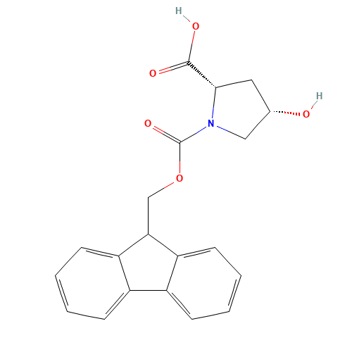 (2S,4S)-1-(((9H-Fluoren-9-yl)methoxy)carbonyl)-4-hydroxypyrrolidine-2-carboxylic acid (CAS: 189249-10-3) - Related Chemical Product