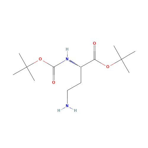 tert-butyl (S)-4-amino-2-tert-butoxycarbonylaminobutanoate hydrochloride (CAS: 190447-69-9) - Related Chemical Product