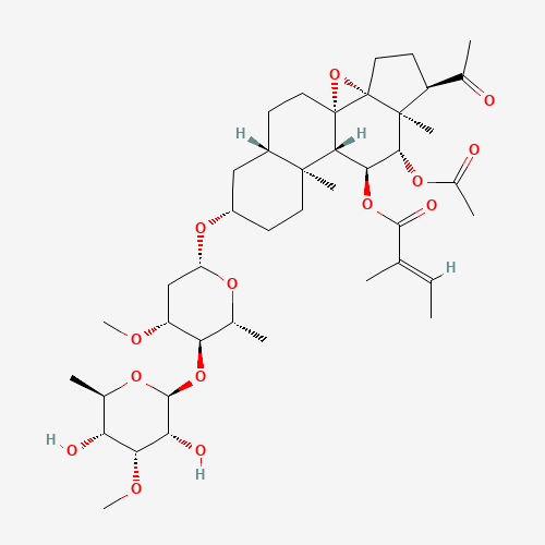 Tenacissoside G (CAS: 191729-43-8) - Chemical Structure and Molecular Formula 