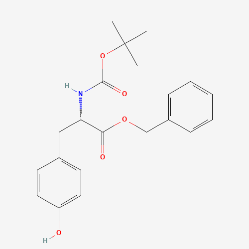 Boc-L-tyrosine benzyl ester (CAS: 19391-35-6) - Chemical Structure and Molecular Formula 