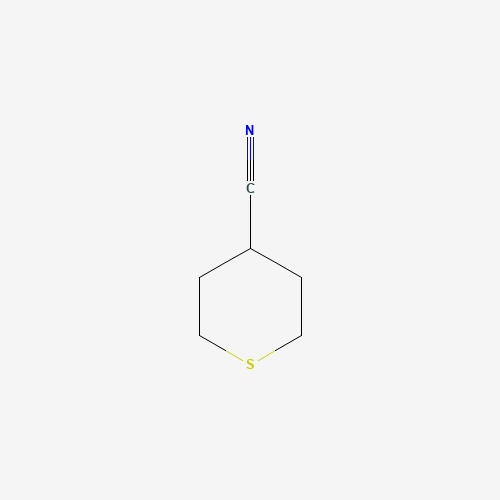 Tetrahydrothiopyran-4-carbonitrile (CAS: 195503-40-3) - Chemical Structure and Molecular Formula 
