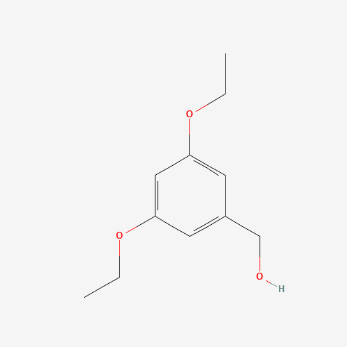 (3,5-diethoxyphenyl)methanol (CAS: 198623-56-2) - Chemical Structure and Molecular Formula 