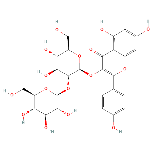 Sophoraflavonoloside (CAS: 19895-95-5) - Chemical Structure and Molecular Formula 