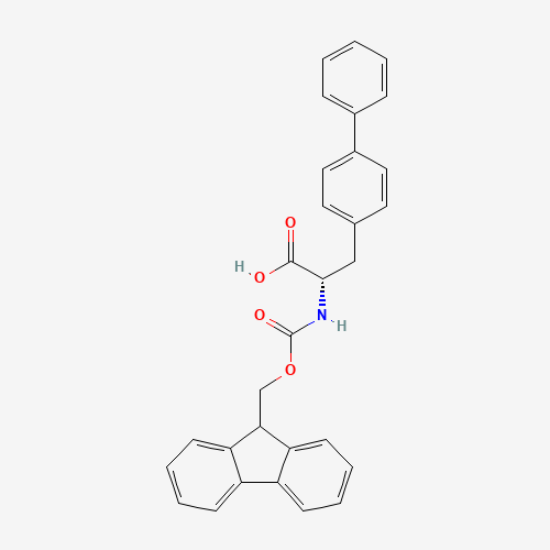 Fmoc-L-4,4'-Biphenylalanine (CAS: 199110-64-0) - Chemical Structure and Molecular Formula 
