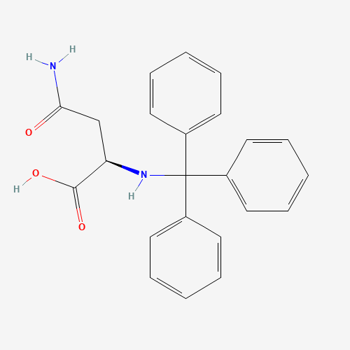 D-Asparagine, N-(triphenylmethyl)-; AmbotzTAA1001 (CAS: 200192-49-0) - Chemical Structure and Molecular Formula 