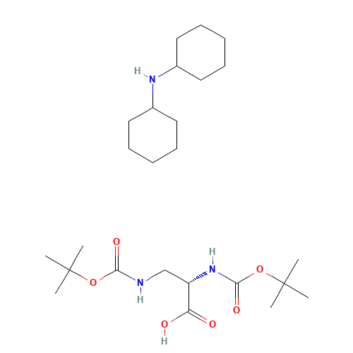 Boc-Dap(Boc)-OH (dicyclohexylammonium) salt (CAS: 201472-68-6) - Related Chemical Product