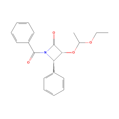 (3R,4S)-1-Benzoyl-3-(1-ethoxyethoxy)-4-phenylazetidin-2-one (CAS: 201856-53-3) - Related Chemical Product
