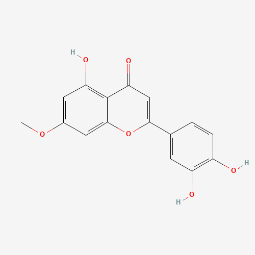 7-O-Methylluteolin (CAS: 20243-59-8) - Chemical Structure and Molecular Formula 