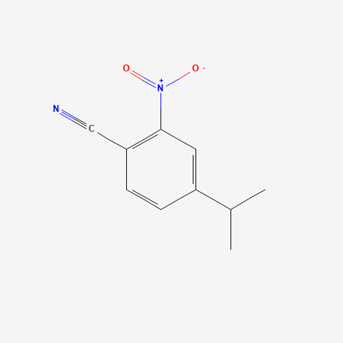 4-isopropyl-2-nitrobenzonitrile (CAS: 204850-15-7) - Chemical Structure and Molecular Formula 