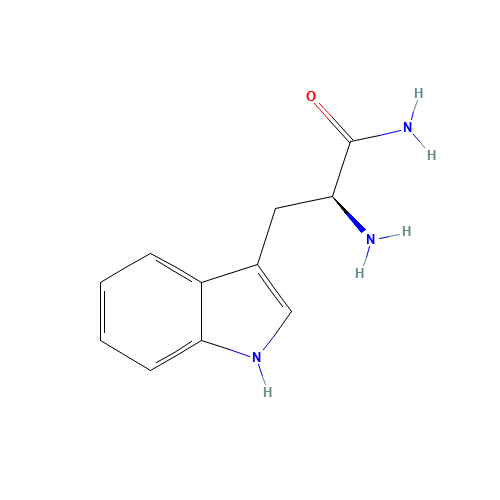 L-Tryptophanamide (CAS: 20696-57-5) - Chemical Structure and Molecular Formula 